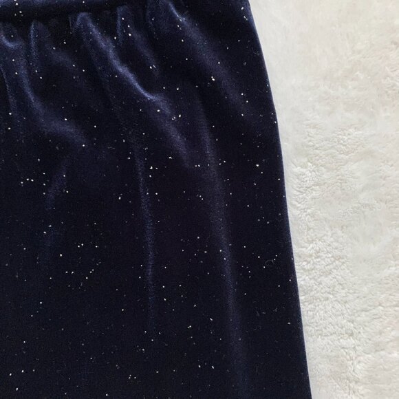 George Baby Toddler Velvet 1-Piece Romper 12-18M | Navy Sparkle Special EUC - Picture 16 of 16